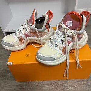 Louis Vuitton Archlight Sneakers - White and Orange